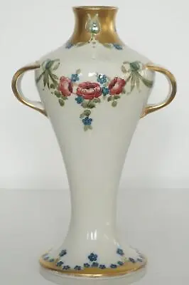 Buy Macintyre William Moorcroft Art Nouveau Vase - Rose & Forget-Me-Nots - C.1907-13 • 545£