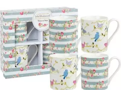 Buy Fine China Mugs Time To Nest Set Of 4 Boxed • 36.74£