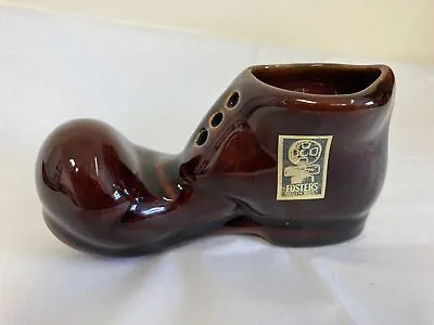 Buy Fosters South West Vintage Pottery Brown Novelty Boot Ornament • 7.99£