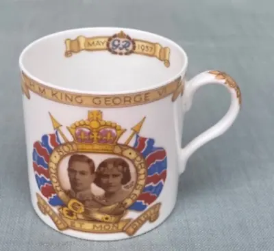 Buy Shelley China 1937 Royal Commemorative King George Queen Elizabeth + Princesses • 19£