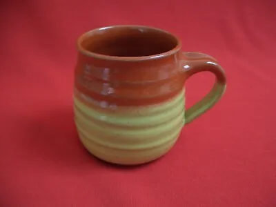 Buy Richard Jan Chapman Canterbury Pottery Orange / Yellow Large Chubby Mug • 25£