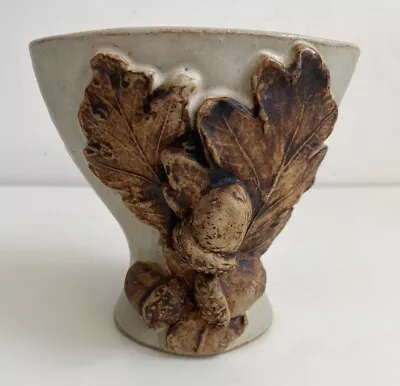 Buy Bernard Rooke Small Vase - Acorns & Oak Leaves. • 29£