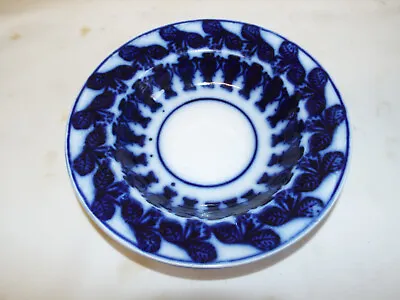 Buy Antique Early Victorian Flow Blue Dessert Bowl • 25£