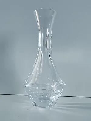 Buy Vintage Cut To Clear French Art Glass Vase 7  • 4.99£