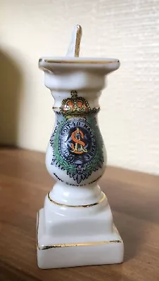 Buy Arcadian Crested China Sun Dial Army Service Corps With Inscription 84mm High • 6£