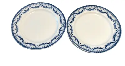 Buy Antique Large Flow Blue Cetem Ware Serving Dinner Plate Empire 519757 10   • 29.65£