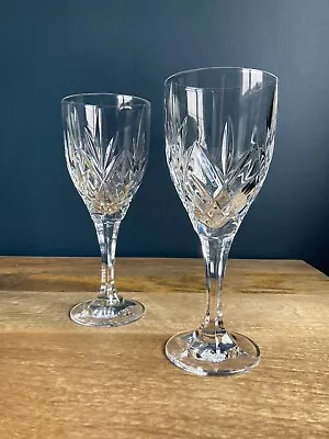 Buy Set Of 2 Vintage Crystal Wine Glasses Edinburgh Crystal • 2.99£