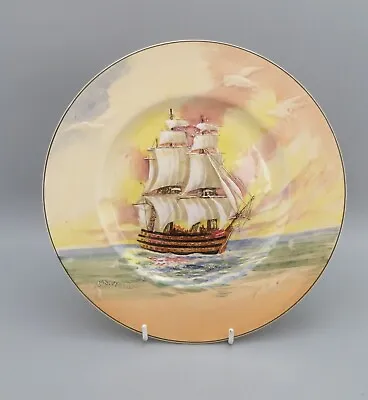Buy Royal Doulton Series Ware Plate Famous Ships The Victory Lord Nelson D5957, 1939 • 9.99£
