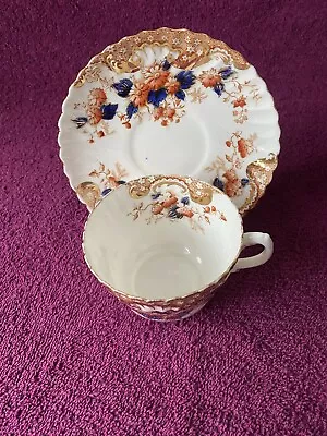 Buy Antique Imari Royal Staffordshire Duo Tea Cup And Saucer Vintage Condition Used. • 18£