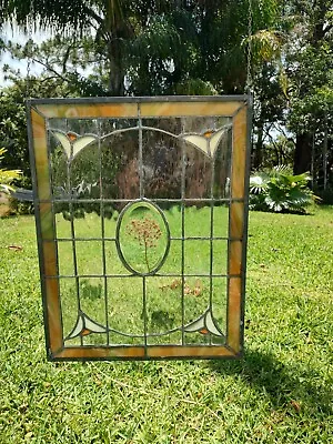 Buy Stained Glass Beveled Pressed Flower Hanging Window Panel Sun Catcher • 144.77£