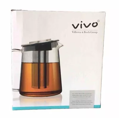 Buy Villeroy & Boch Vivo 1.4L Glass Teapot • 35£