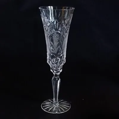 Buy 1 (One) BOHEMIAN CRYSTAL Cut Lead Crystal Champagne Flute-Signed RETIRED • 37.79£