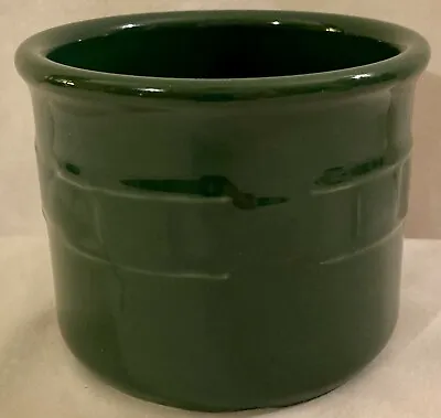 Buy Longaberger Pottery Small Green Crock • 9.60£