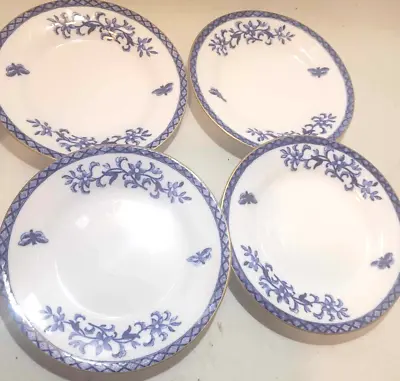 Buy 4x Copelands Blue Butterfly Tea Side Plates Bone China Victorian England Spode • 25£