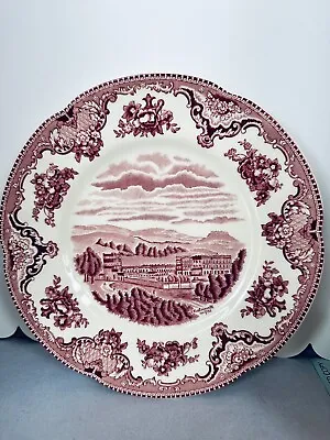 Buy Johnson Bros Old Britain Castles Chatsworth In 1792 Red 8  Salad Plate England • 13.43£