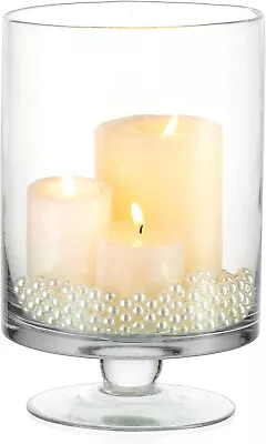 Buy Glass Candle Holder For Pillar Candles - Large Glass Vases For Table Decoration, • 14.99£
