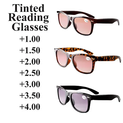 Buy Sun Readers Graduated Tinted Reading Glasses  +1.00 To +4.00 Sunglasses UV400 • 14.95£