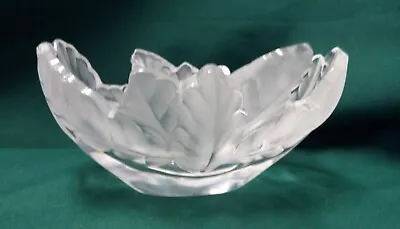 Buy Lalique “Compiegne” Crystal Jardinière Art Glass Bowl • 256.53£