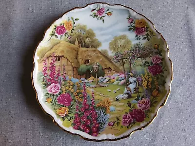 Buy Royal Albert Old Country Roses 'tranquil Garden' Fred Errill Cabinet Plate 1992 • 14.99£