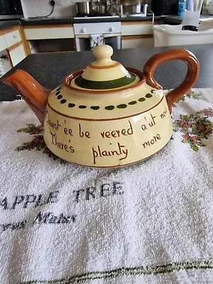 Buy Long Park Torquay Pottery Tea Pot  • 6.49£