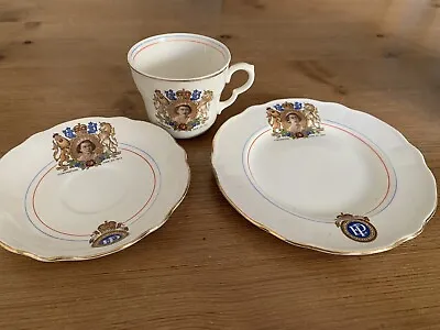 Buy Queen Elizabeth II - June 2nd 1953 - Coronation Commemorative China Tea Set • 15£