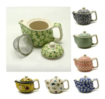 Buy Small Teapot Ceramic Stunning Herbal Designs House Warming Kitchen Tea • 11.43£