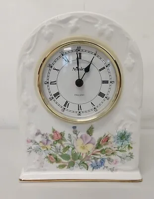 Buy Aynsley Wild Tudor Clock Fine Bone China ~Needs Battery -FREEPOST UK 4 Charity😇 • 17.50£
