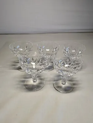 Buy 5 Stuart Crystal  CARLINGFORD  Low Cut Champagne Glass Saucers 8.4cms (3-1/4″)  • 44.99£