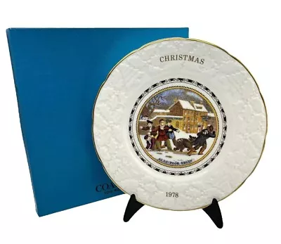 Buy Coalport 1978 Christmas Plate Alas! Poor Bruin Boxed • 4.99£