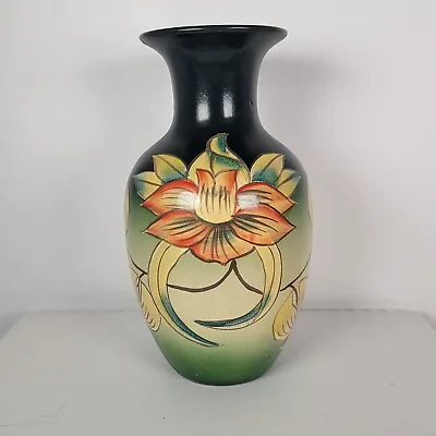 Buy Arts And Crafts Period Standard Glazed Hand Painted Pottery Vase • 62.72£