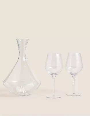 Buy M&S Carafes And Wine Glass Set • 30£
