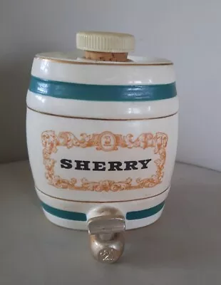 Buy Wade Sherry Barrel Decanter Vintage Royal Victoria Pottery  5ins • 4.99£