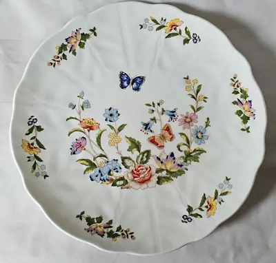 Buy Pretty Aynsley Butterlies & Flowers 'cottage Garden' Design Dinner Plate (a) • 5£