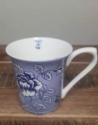 Buy Queen's Albertine Fine Bone China Blue White Floral Coffee Cup Mug • 21.85£