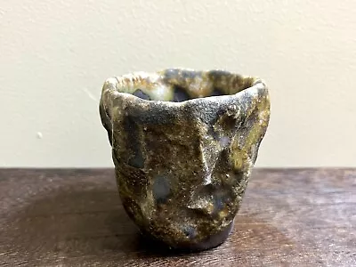 Buy Woodfired Unglazed Pottery Earthenware Tea Cup Yunomi 372 • 33.21£