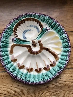 Buy Antique French Majolica Asparagus Plate 10  • 50£