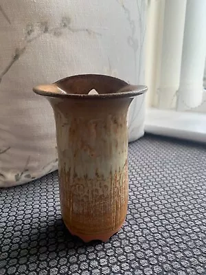Buy Irish Studio Pottery Glazed Terracotta Wall Vase • 14.99£