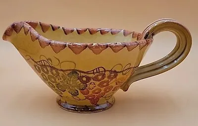 Buy Italica ARS Pottery Batter Bowl Sauce Boat Italy Hand Painted Spout Handle • 62.43£