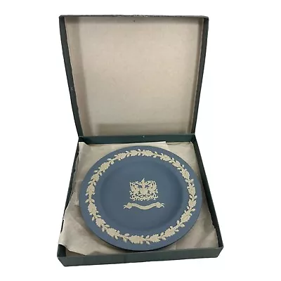 Buy Wedgwood Jasperware City Of London 11cm Tray Plate Blue Boxed New • 12.99£