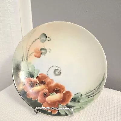 Buy Vtg Bavaria Thomas Poppy Salad Plate Wall Decor Porcelain Serving Handpainted • 16.32£