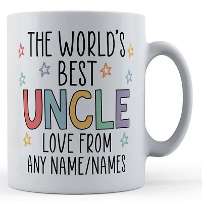 Buy Personalised Worlds Best Uncle Gift Mug • 10.99£