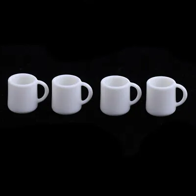 Buy 1:12 Scale Dolls House Miniatures White Cups Mugs Tableware Kitchen Accessories • 4.07£