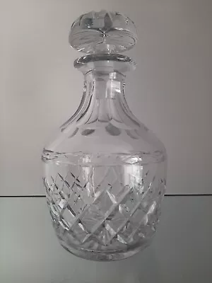 Buy Crystal Glass Decanter With Stopper - Clear, Cut • 5£