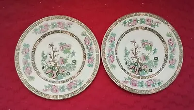 Buy Vintage 2 X Maddock Indian Tree Plates Fine Bone China 6 Inch Sandwich Plates • 8.95£