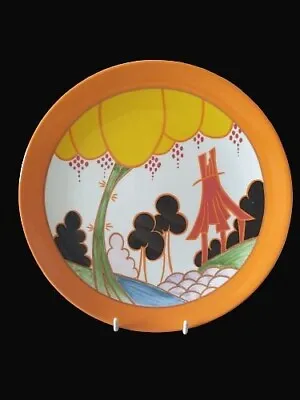 Buy Wedgwood Clarice Cliff Plate In The Summerhouse Pattern - Box + COA • 19.95£