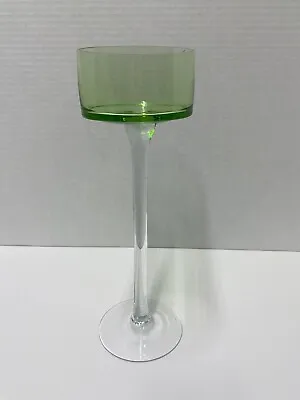 Buy Wedgwood Brancaster Glass Votive Candle Holder Pedestal Green & Clear Tall • 23.01£