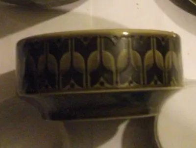 Buy Hornsea Heirloom Green Soup Cereal Bowl & Resting Plate 1970s Vintage • 12£