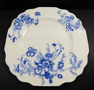 Buy Cosita By Myott Staffordshire England Scalloped Blue Flowers 7.75  Salad Plate • 32.37£