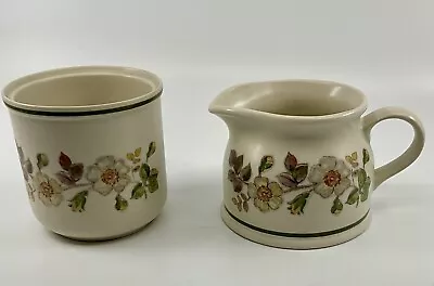 Buy MARKS AND SPENCER AUTUMN LEAVES MILK JUG AND SUGAR BOWLSh62 • 6.99£