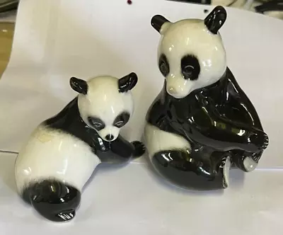 Buy Early USSR  Lomonosov Pair Of  Panda  Figurines • 9.99£